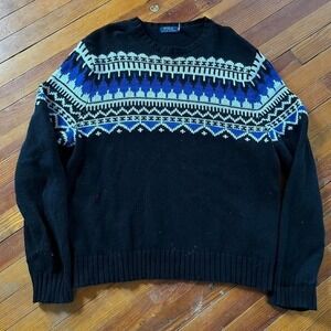 Polo Ralph Lauren Alpine Pattern Knit Sweater size XXL